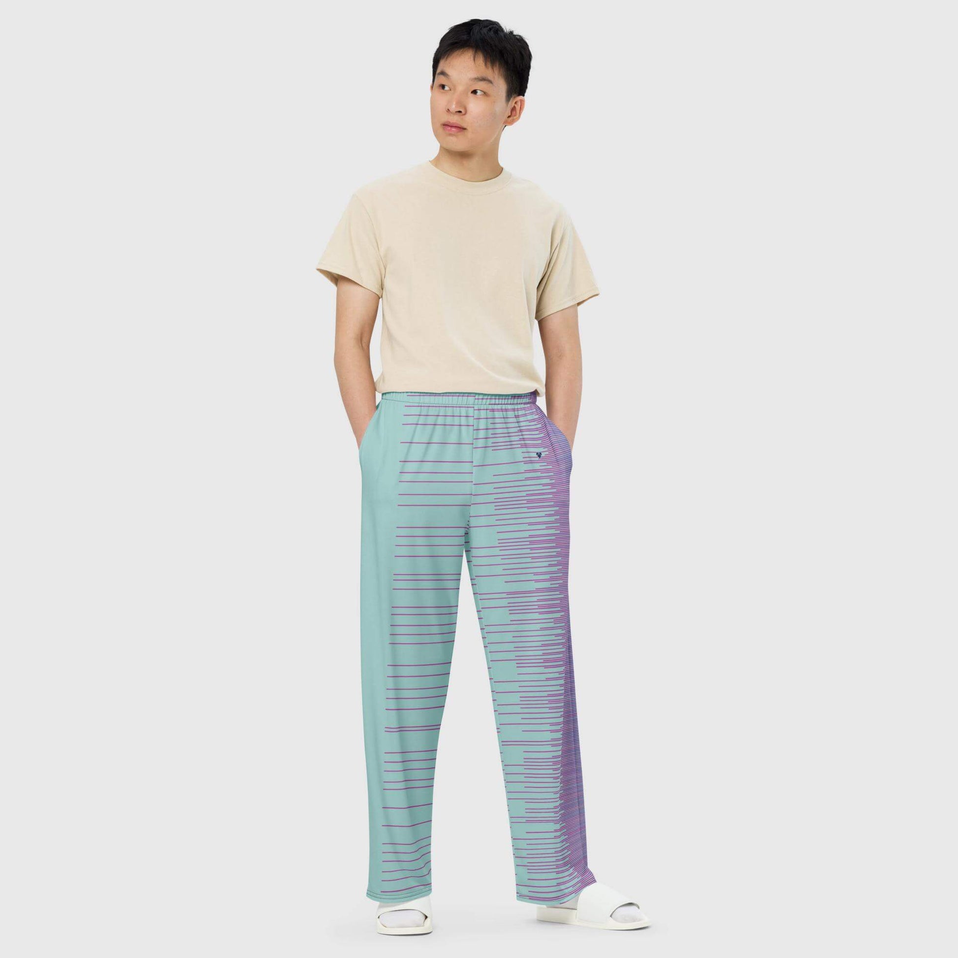 Limited Edition Mint Stripes Dual Pants for Trendsetters
