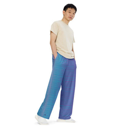 Amor Dual Collection: Periwinkle Stripes Dual Pants by CRiZ AMOR, a limited edition gem
