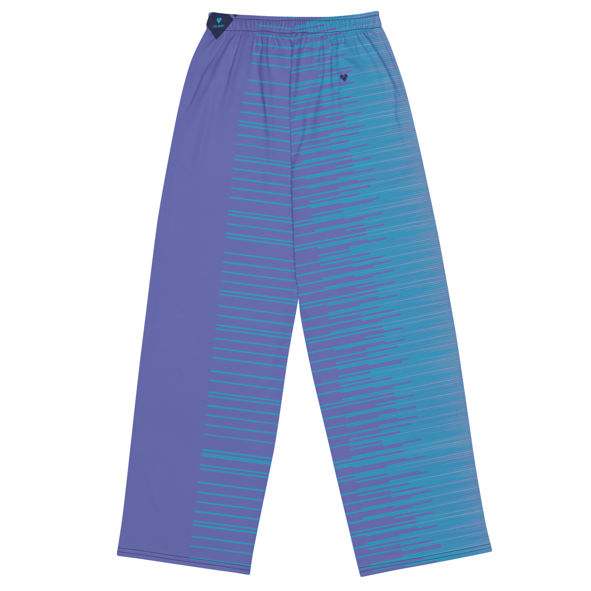 Genderless attire, Periwinkle Stripes Dual Pants, designed for comfort and style