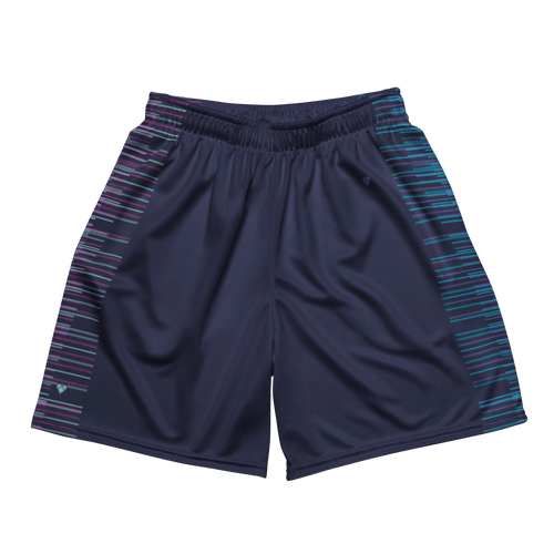 Dark Slate Blue Dual Jersey Shorts | Genderless