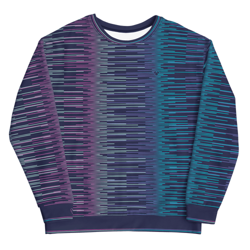 Sweatshirt Azul Obscuro Dual Rayas | Genderless