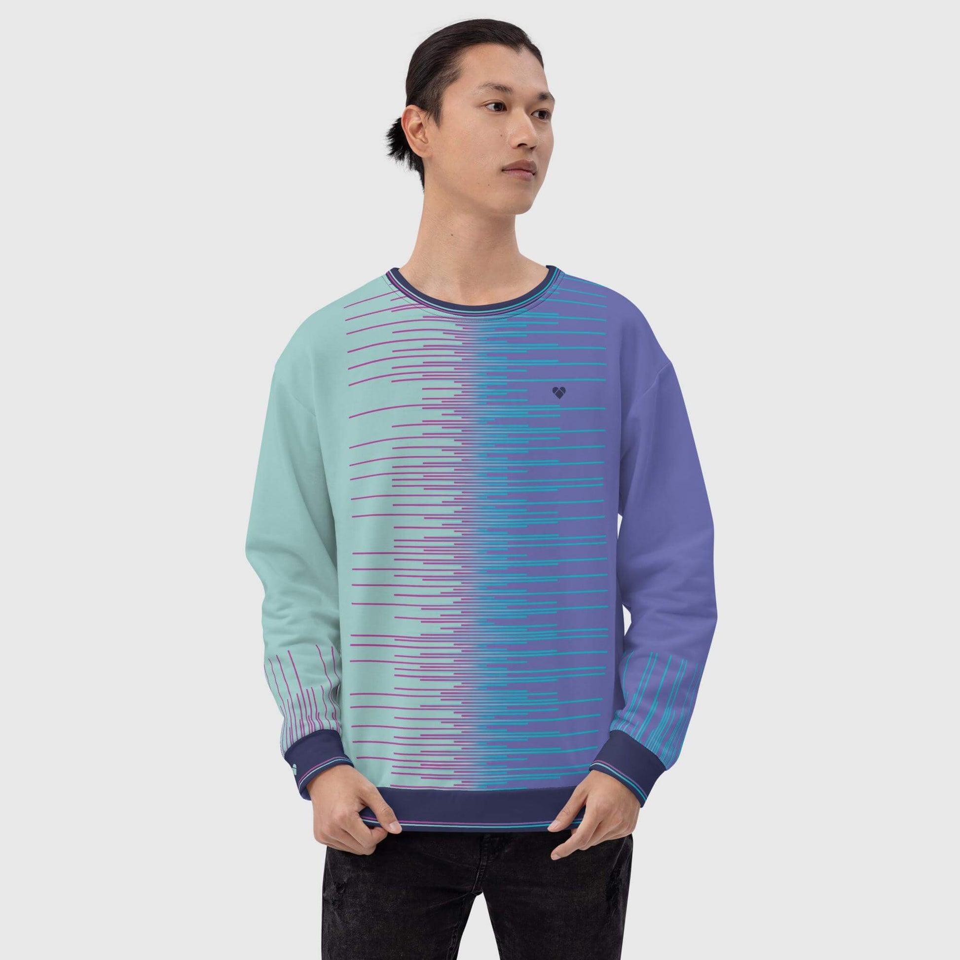 Playful Gradient Sweatshirt - CRiZ AMOR's Capsule Collection