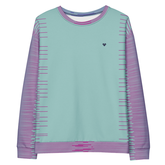 Mint & Fucsia Pink Sweatshirt Dual | Genderless