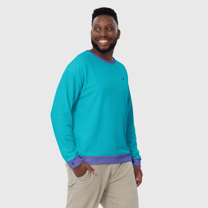Limited Edition Genderless Sweatshirt | Turquoise Fashion by CRiZ AMOR