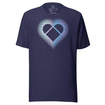 Amor Dual Collection Tee in Dark Blue