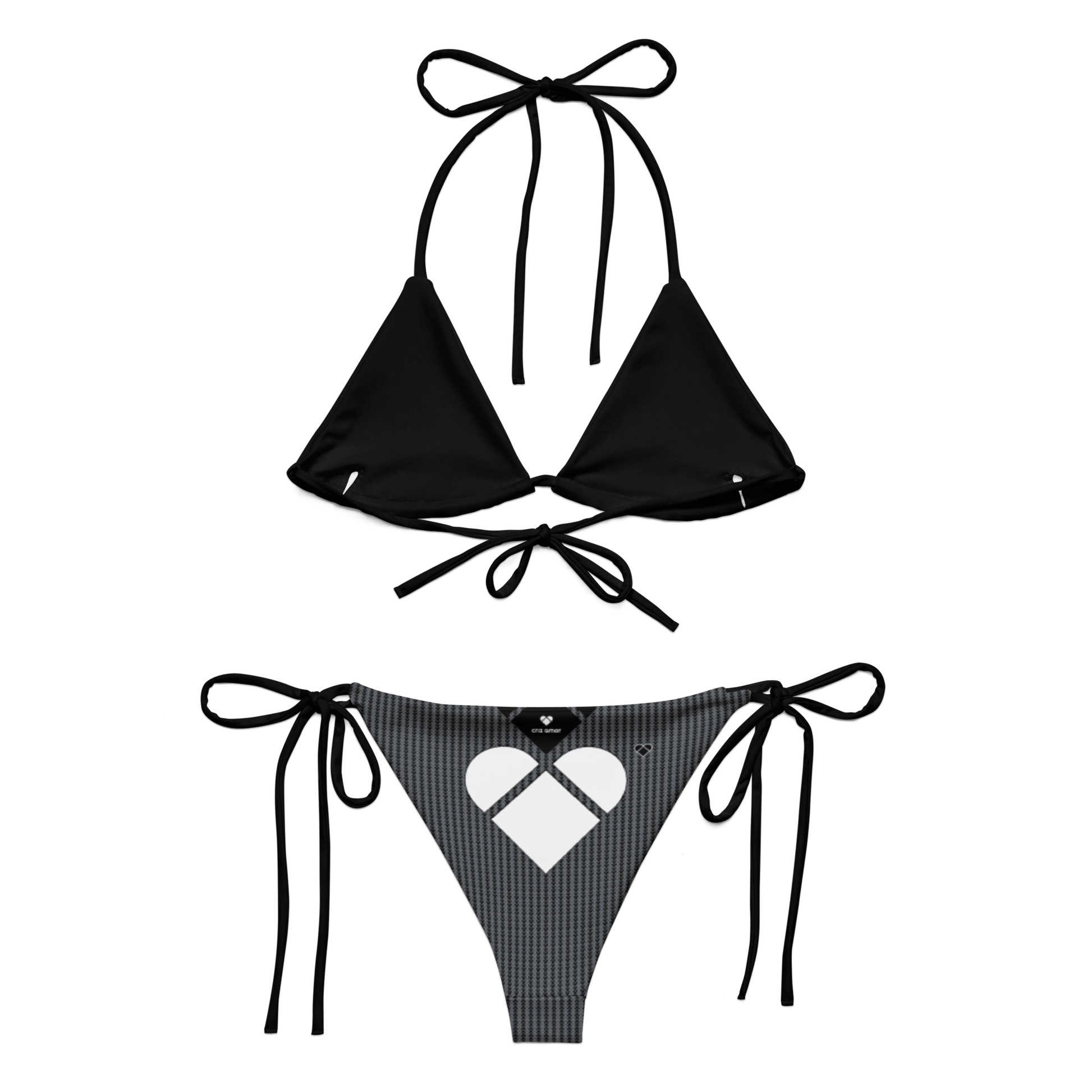 Amor Primero Collection: Lovogram Heart Logo Bikini