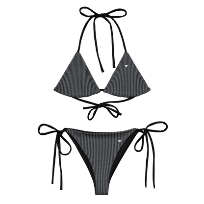 Black Lovogram Geometric Heart Bikini from CRiZ AMOR