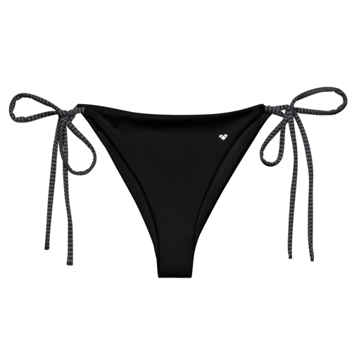 Bikini Bottom de Tiras Negro | Mujer