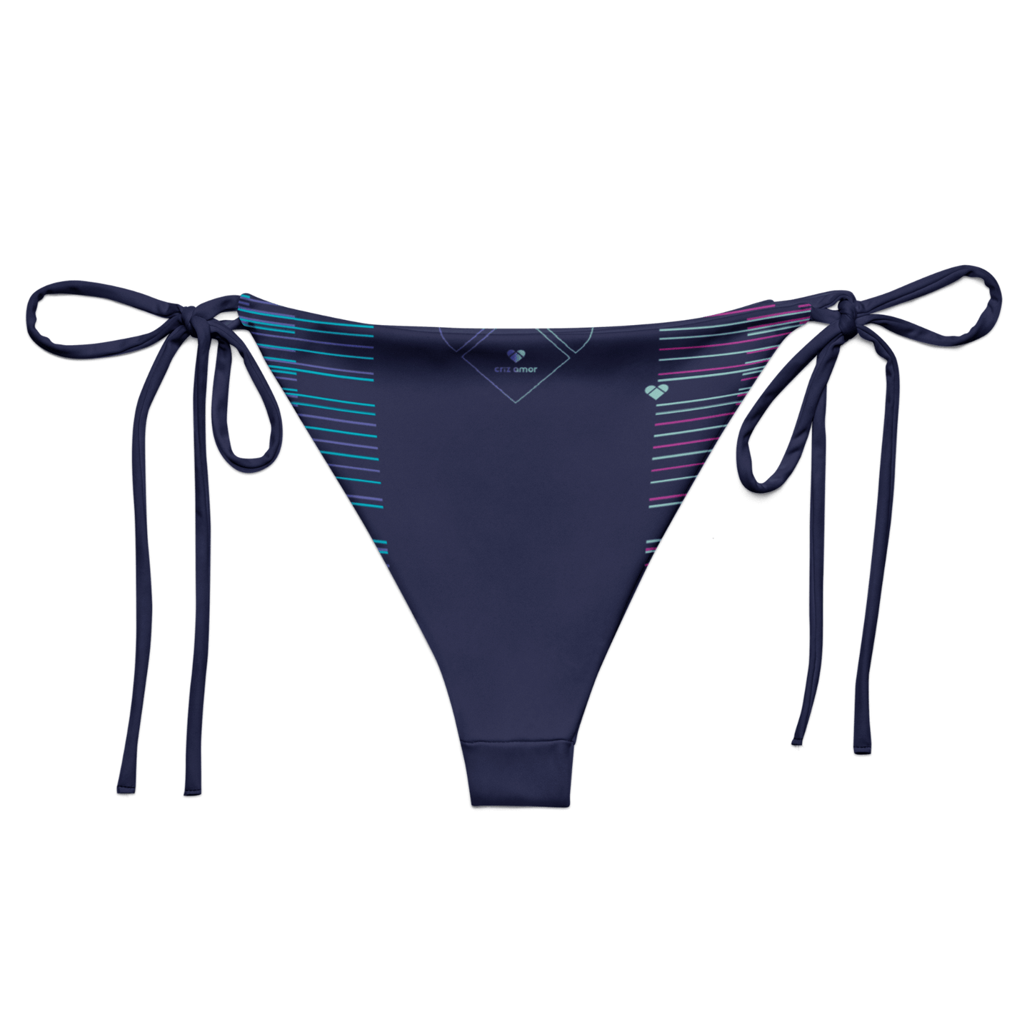 Women's Swimwear: Vibrant Slate Blue Bikini Bottom by CRiZ AMOR