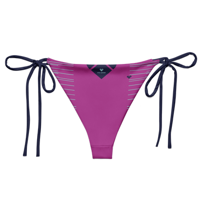 Feminine Beachwear, Fucsia Pink Bikini Bottom, Empowering Amor Dual Collection