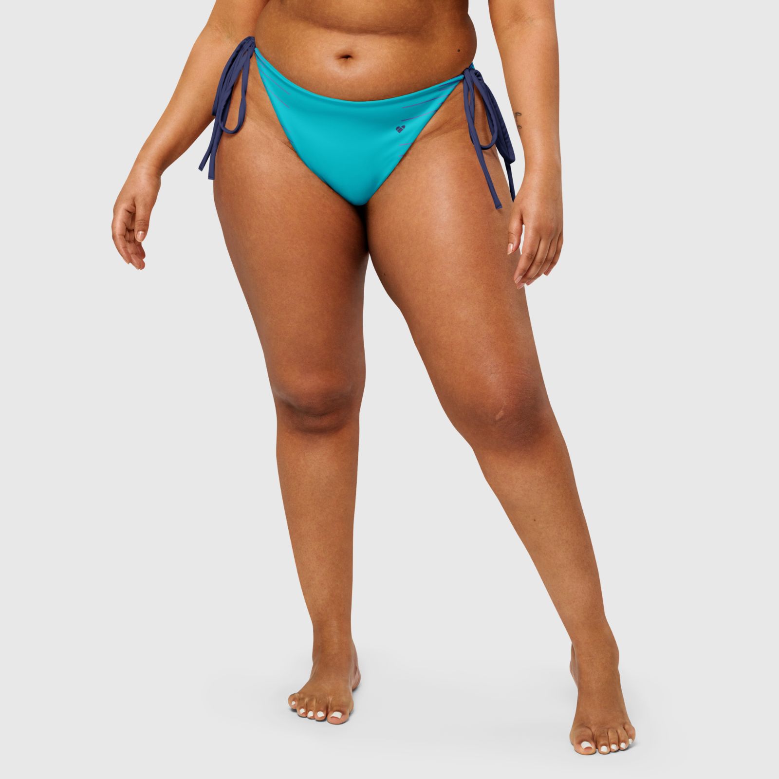 Women's Bikini Bottom in Turquoise by CRiZ AMOR