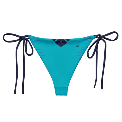 Turquoise Dual String Bikini Bottom by CRiZ AMOR