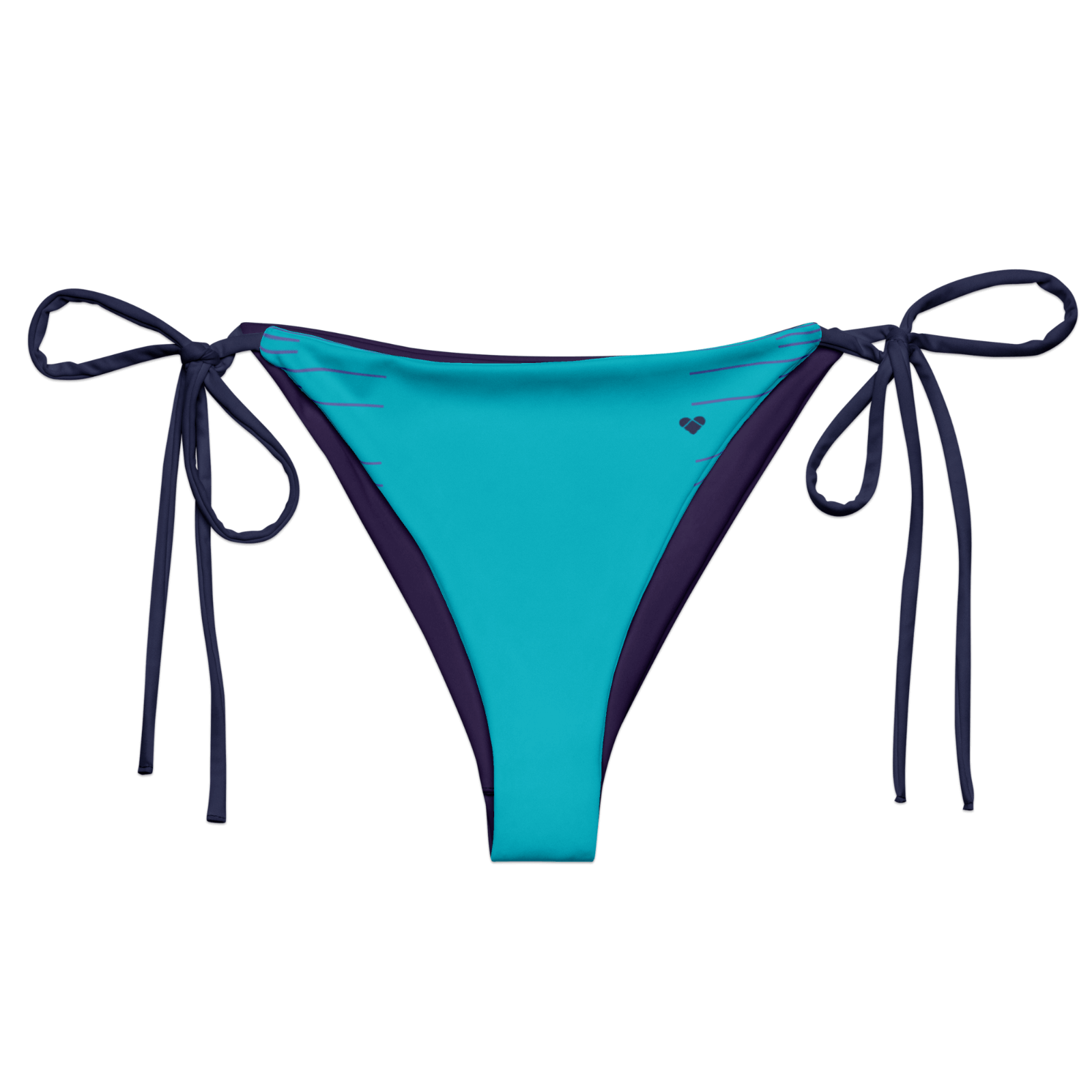 Turquoise Dual String Bikini Bottom - Embrace the Sun with CRiZ AMOR
