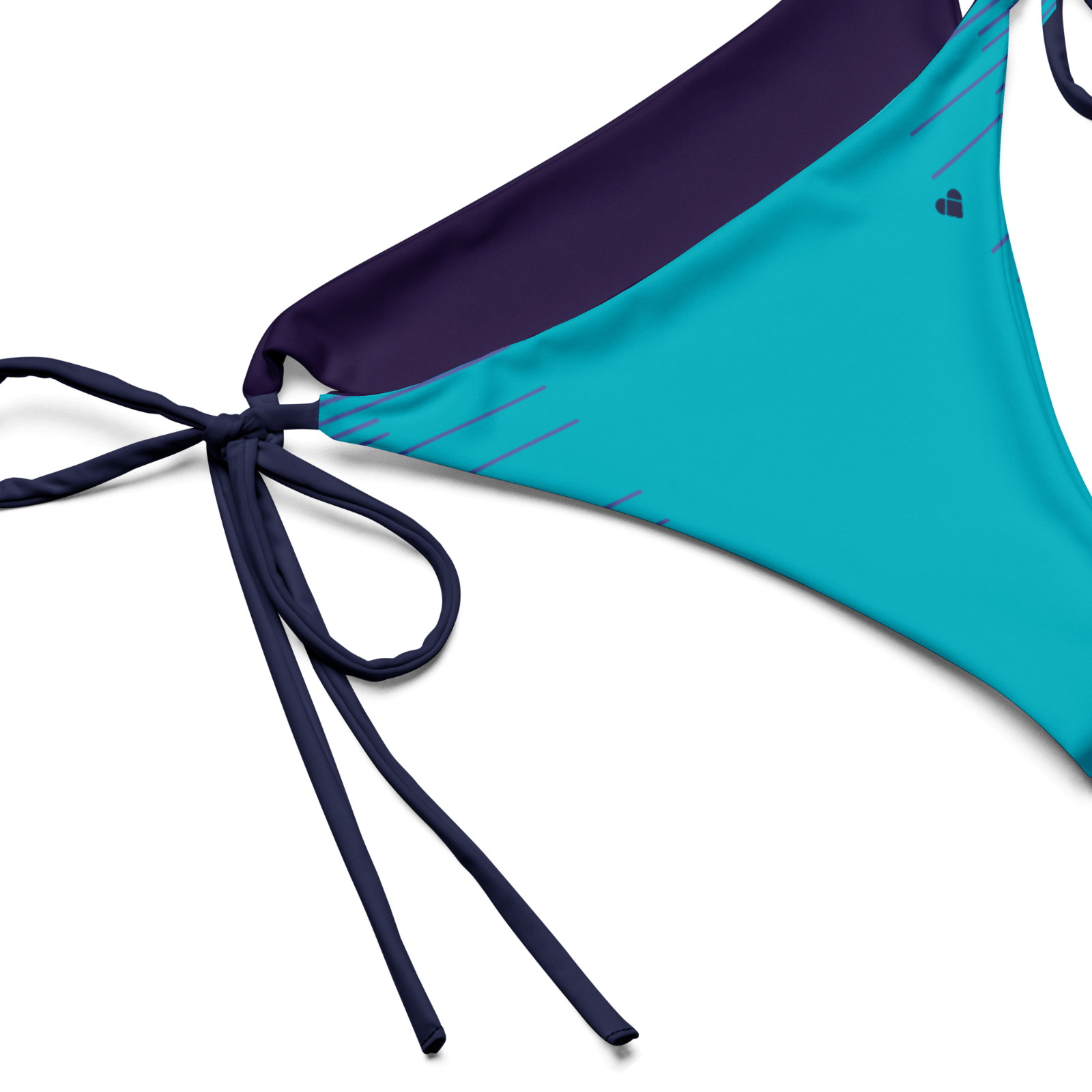 CRiZ AMOR's Turquoise Dual String Bikini Bottom