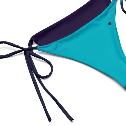 CRiZ AMOR's Turquoise Dual String Bikini Bottom