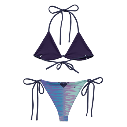 Mint & Periwinkle Dual String Bikini