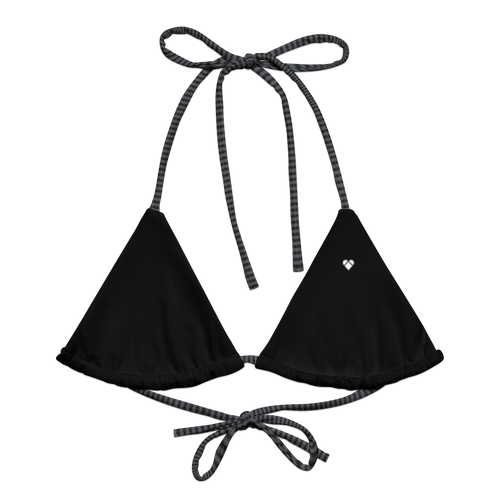 Black String Bikini Top | Women