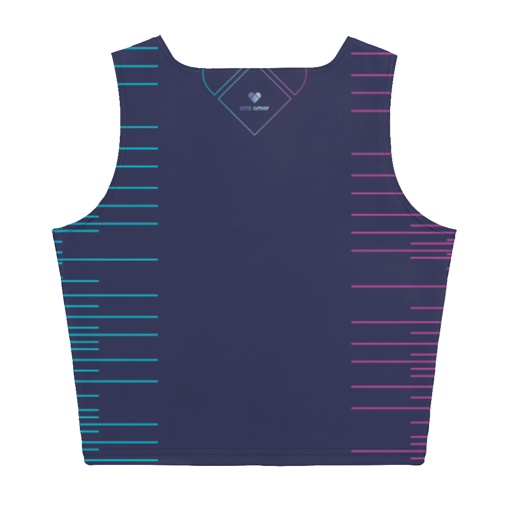 Women's Crop in Dark Slate Blue