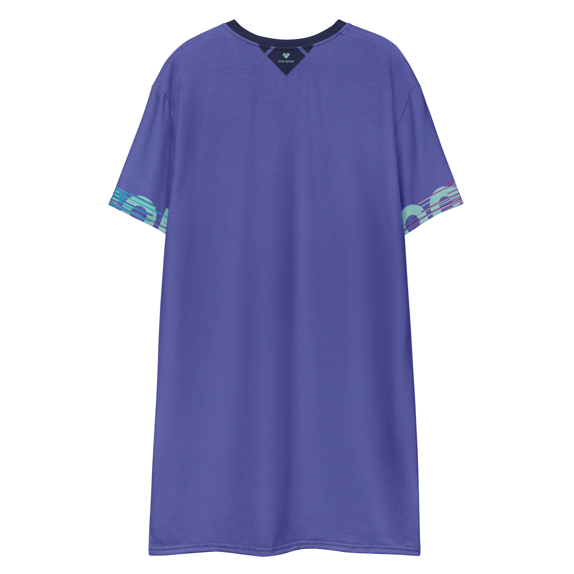 women's shirt in periwinkle with Amor branding