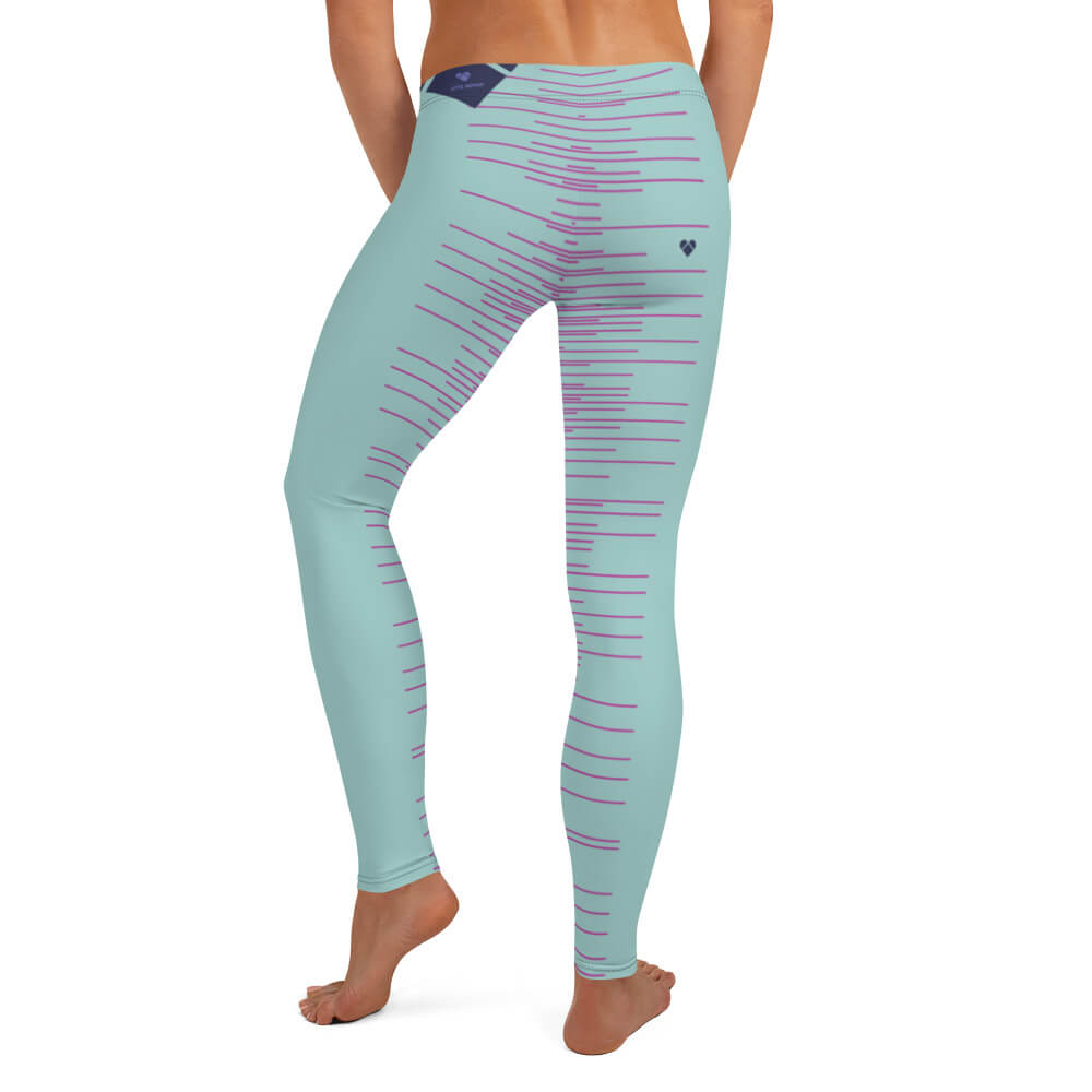Mint Dual Leggings for Gym and Loungewear - CRiZ AMOR's Amor Dual Collection
