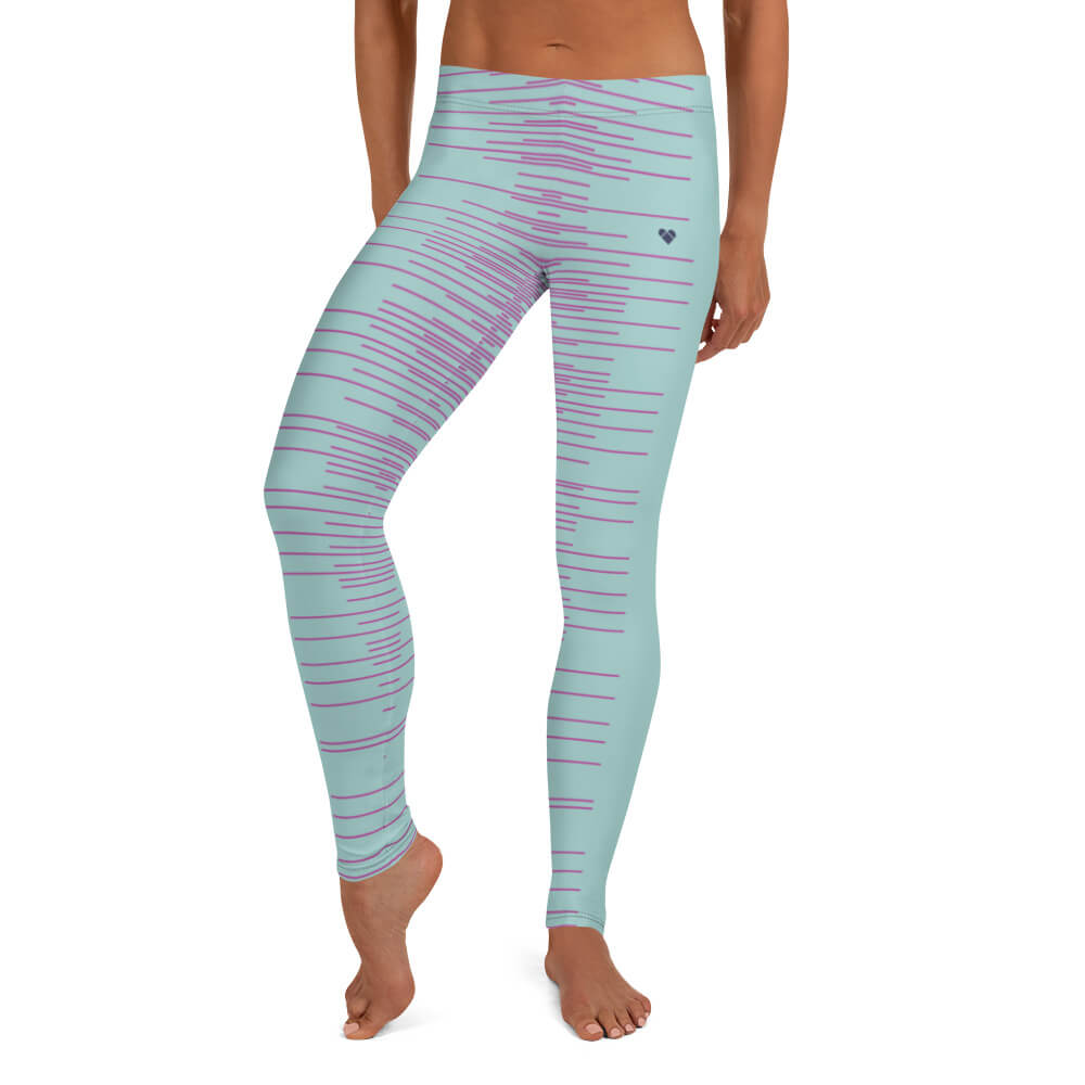 Stylish Mint Dual Leggings by CRiZ AMOR - Amor Dual Collection