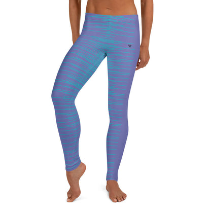 Woman in Periwinkle Dual Leggings, exuding confidence