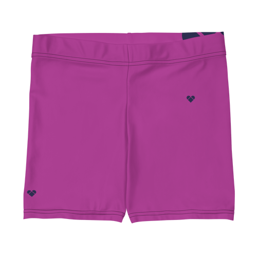 Leggings Shorts Lisos Rosa Fucsia Dual | Mujer