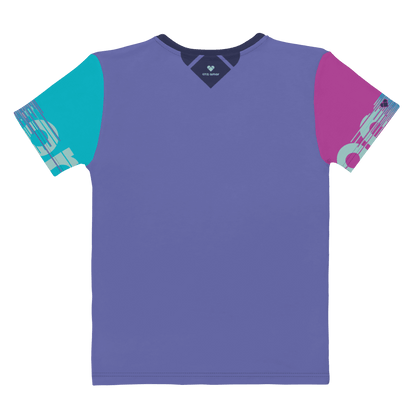 Periwinkle Amor Dual Shirt with Mint Accents