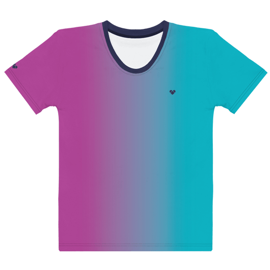 Turquoise & Fuchsia Dual Empowerment Shirt for Women