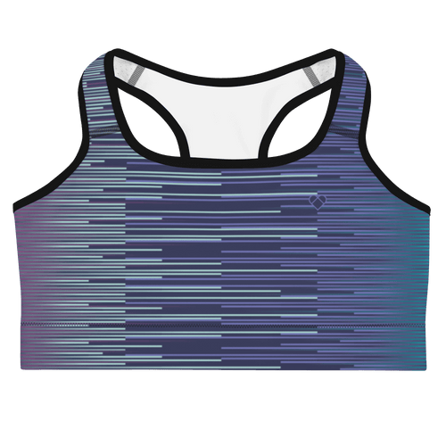 Dark Slate Blue Dual Sports Bra | Women
