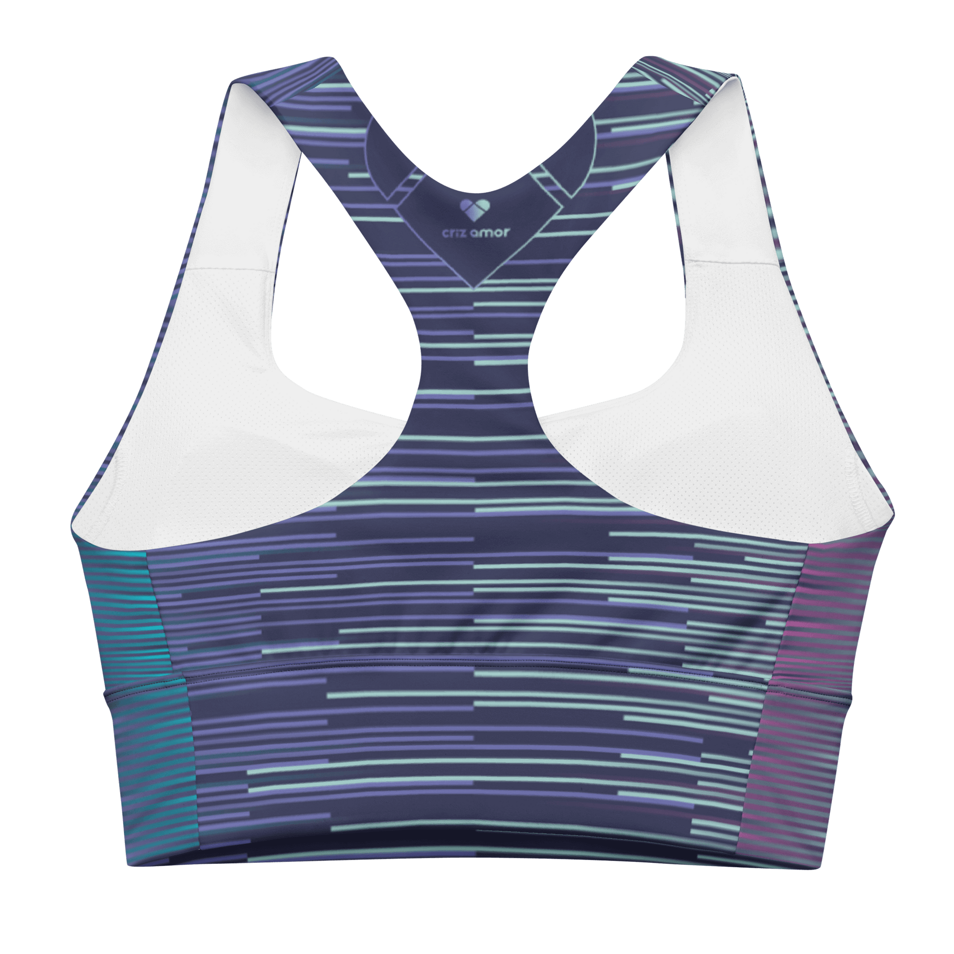 eart Logo Slate Blue Women's Sports Bra