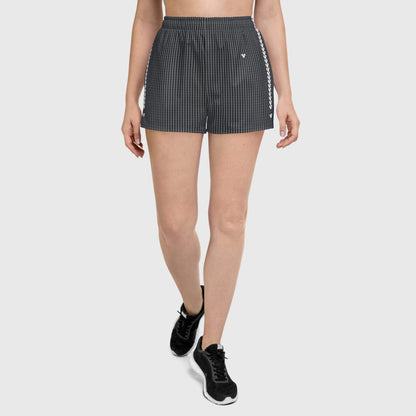 Versatile and stylish Black Lovogram Sport Shorts for the gym or any athletic activity | front view