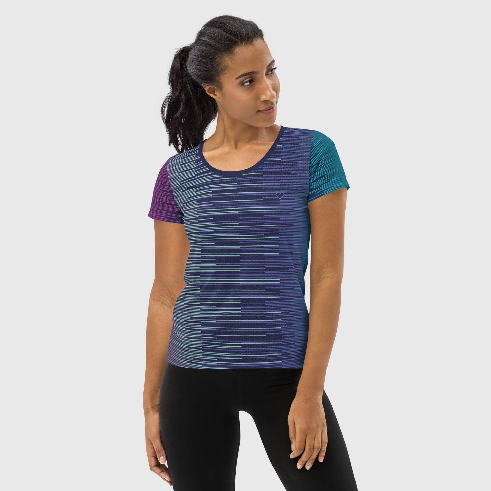 Amor Dual Women's Sport Shirt in Slate Blue