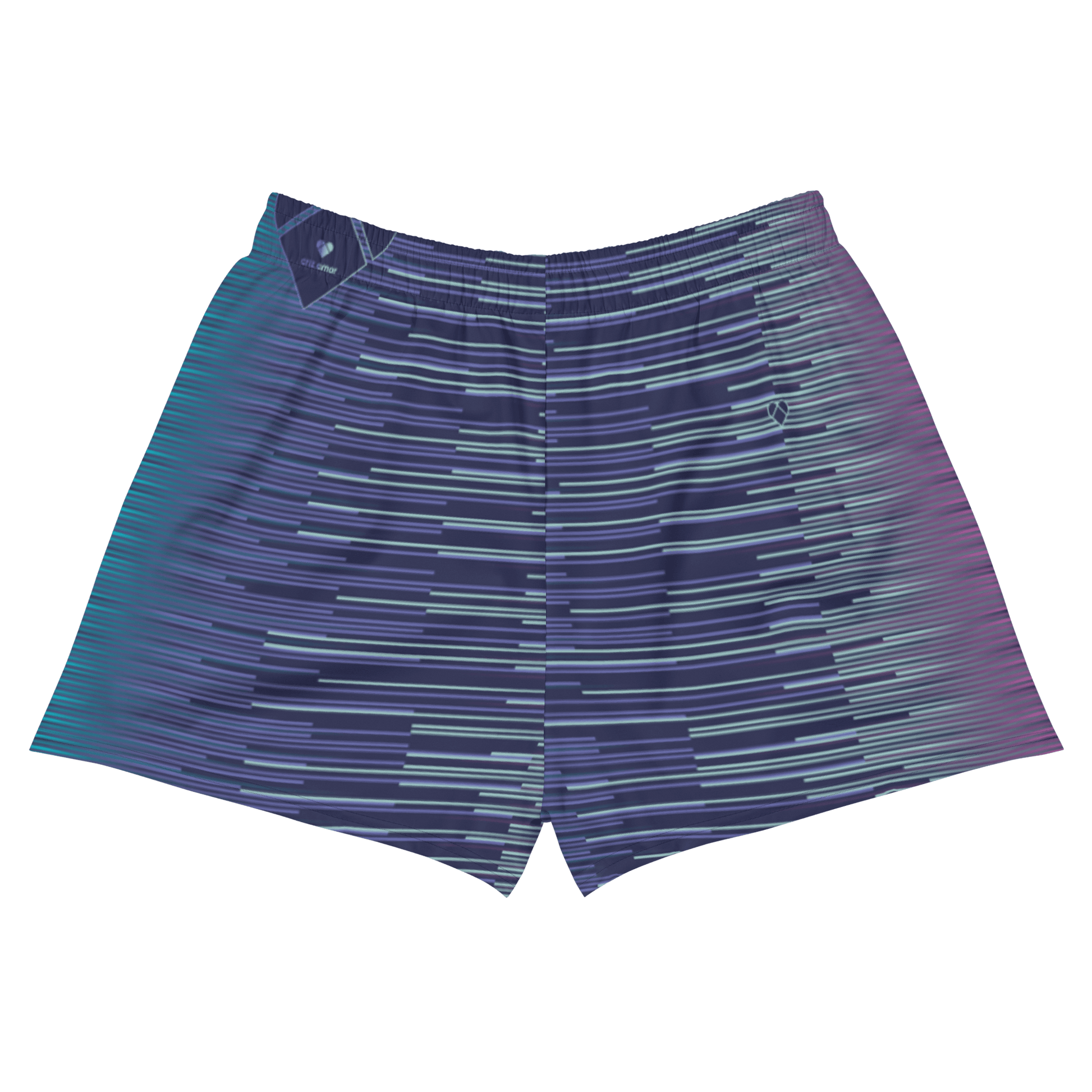 Gradient Design Sport Shorts - CRiZ AMOR Women's Activewear