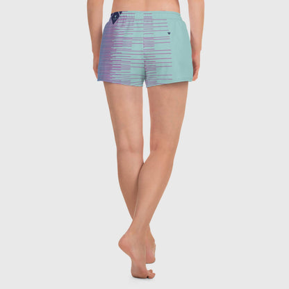 CRiZ AMOR Mint Stripes Dual Sport Shorts