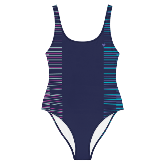 Slate Blue Dual Swimsuit - Confidence-Boosting by CRiZ AMOR