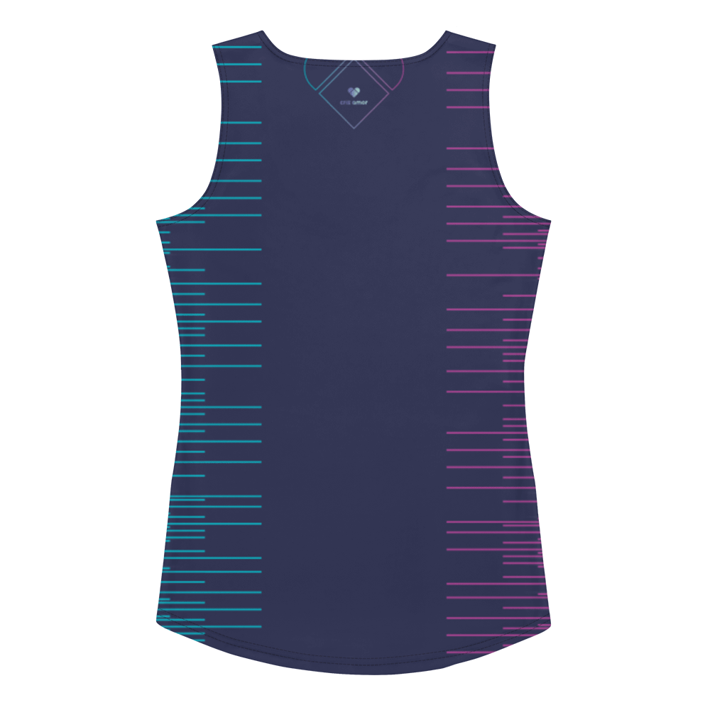 Fashion Statement: Slate Blue Gradient Tank for Her