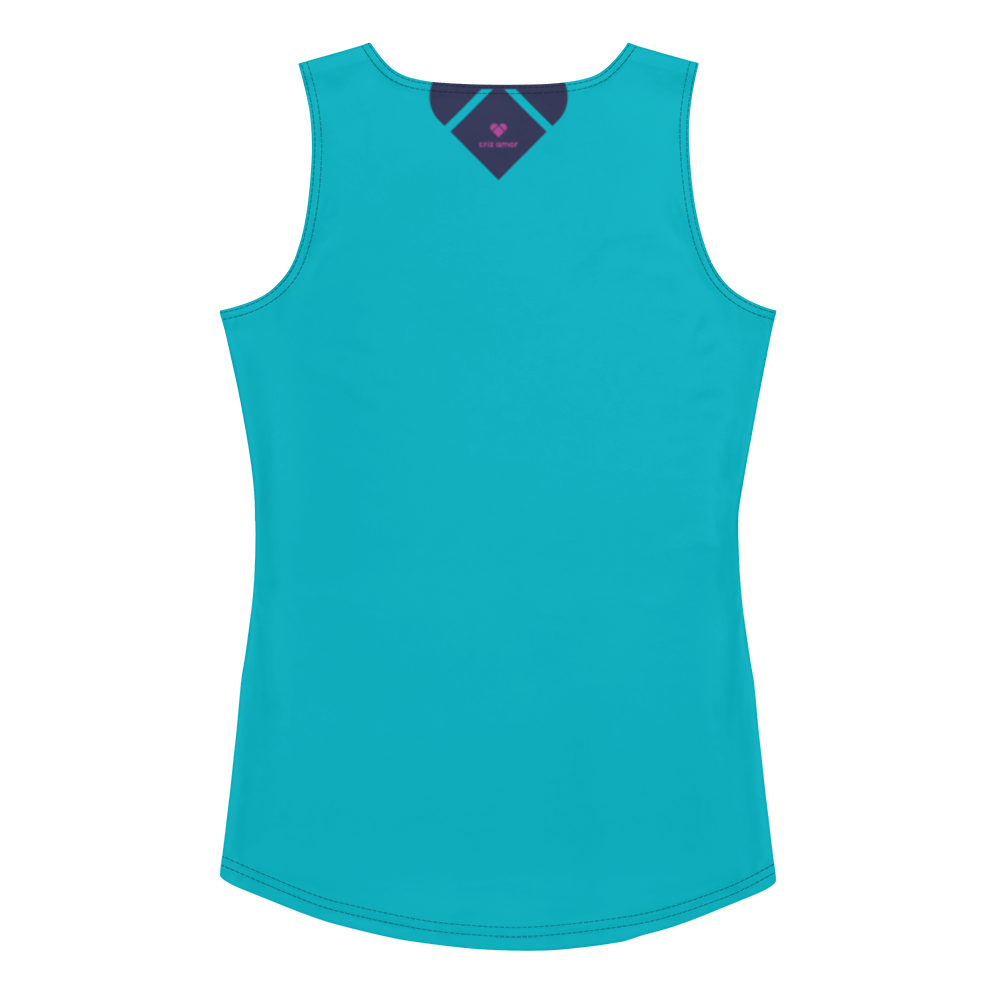 Turquoise Women's Tank - Part of Amor Dual Collection